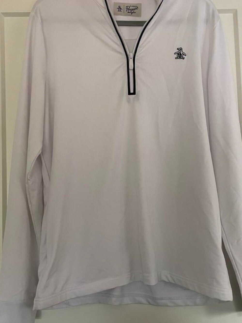 White Quarter Zip